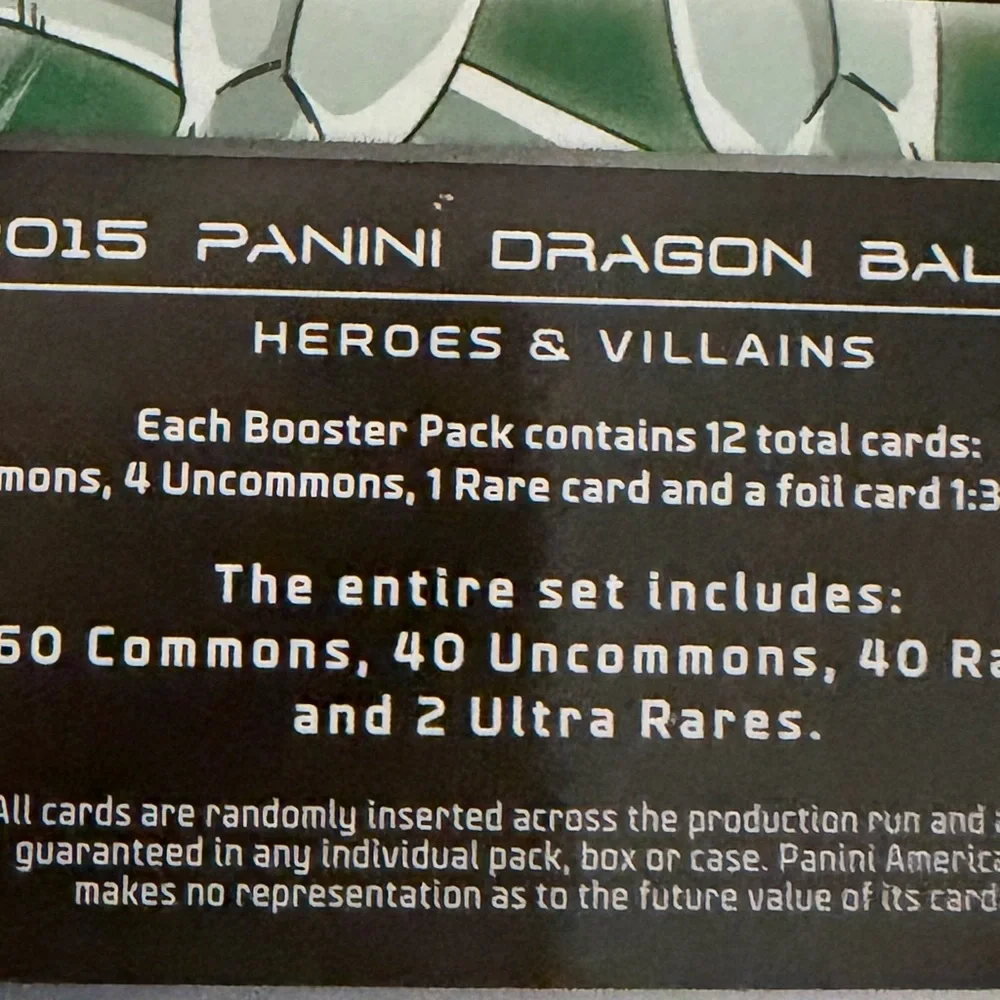 Dragon Ball Z Heroes Trading Cards Pack - Picture 4 of 4